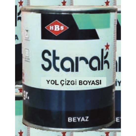 HAKAN BOYA - STARAK Yol Çizgi Boyası (Beyaz)