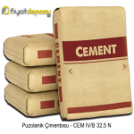 Torbalı Puzolanik Çimentosu - CEM IV/B 32,5 N Torbalı Puzolanik Çimentosu - CEM IV/B 32,5 N