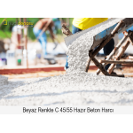 Beyaz Renkte C 45/55 Basınç Dayanımında Hazır Beton Harcı Beyaz Renkte C 45/55 Basınç Dayanımında Hazır Beton Harcı
