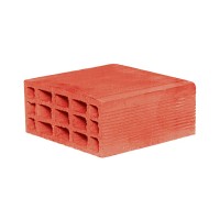 Çenesizler Toprak - Kiremit Tuğla - 8,5’luk Tuğla - 185 x 85 x 185 mm Ebatlarında Yatay Delikli Tuğla