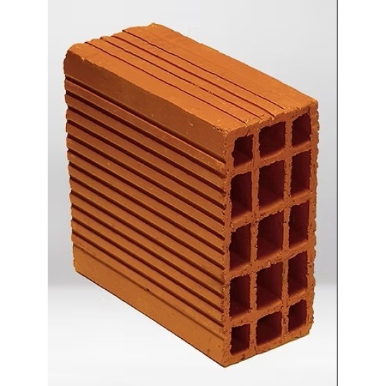 Ortaş Tuğla - 8,5'luk Tuğla - 190 x 85 x 190 mm Ebatlarında Yatay Delikli Tuğla