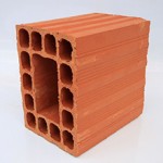 Doğan Tuğla - 13,5'luk Tomson Tuğla - 190 x 135 x 190 mm Ebatlarında Yatay Delikli Tomson Tuğla