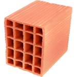 Kudret Tuğla - 13,5'luk Tuğla - 190 x 135 x 190 mm Ebatlarında Yatay Delikli Tuğla