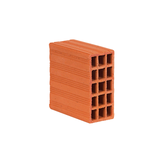 200 x 100 x 200 mm Ebatlarında Yatay Delikli Tuğla