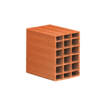 250 x 120 x 250 mm Ebatlarında Yatay Delikli Tuğla