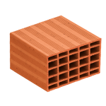 290 x 240 x 185 mm Ebatlarında Yatay Delikli Tuğla