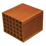 Doğan Tuğla - 25'lik Tuğla - 250 x 250 x 200 mm Ebatlarında Yatay Delikli Tuğla