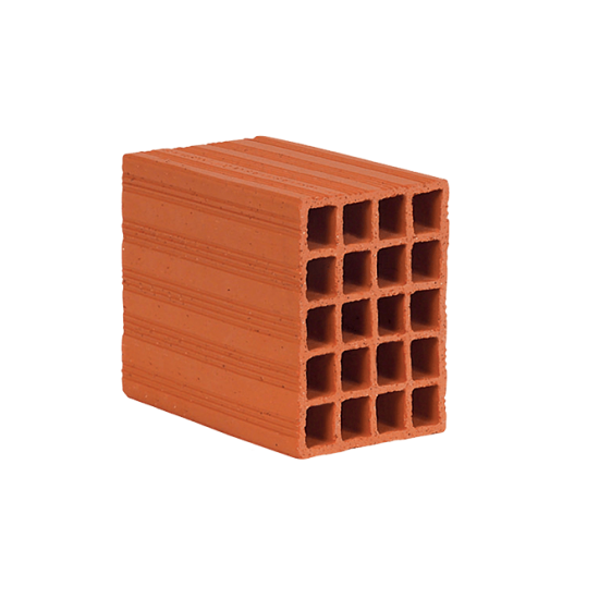 240 x 135 x 190 mm Ebatlarında Yatay Delikli Tuğla