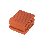 190 x 190 x 135 mm Ebatlarında Yatay Delikli Kilitli Tuğla