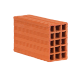 280 x 100 x 190 mm Ebatlarında Yatay Delikli Tuğla
