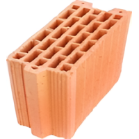 Kudret Tuğla - 11,5'luk İzolasyon Tuğlası - 240 x 115 x 235 mm Ebatlarında Düşey Delikli Tuğla