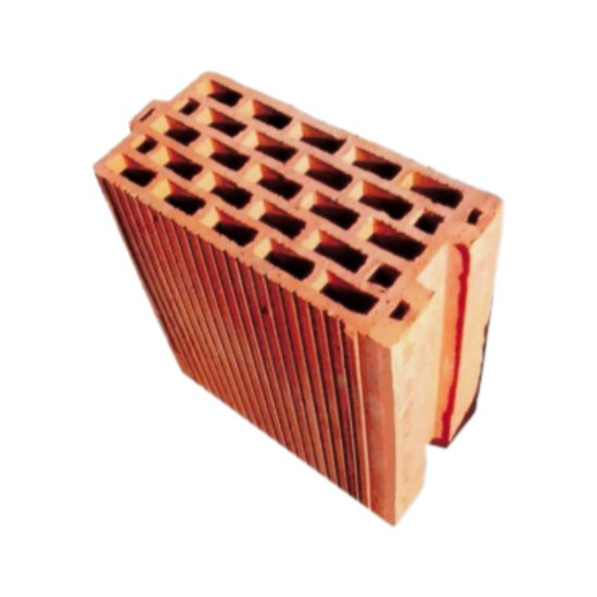 Tekinler Baf Tuğla - 11,5’luk İzotermo Tuğla - 240 x 115 x 235 mm Ebatlarında Düşey Delikli Tuğla