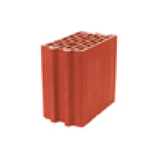 Çenesizler Toprak - Kiremit Tuğla - Poroton Tuğla-2 - 240 x 145 x 235 mm Ebatlarında Düşey Delikli Tuğla