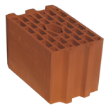 Kudret Tuğla - 14,5'luk İzolasyon Tuğlası - 240 x 145 x 235 mm Ebatlarında Düşey Delikli Tuğla