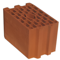 Kudret Tuğla - 14,5'luk İzolasyon Tuğlası - 240 x 145 x 235 mm Ebatlarında Düşey Delikli Tuğla