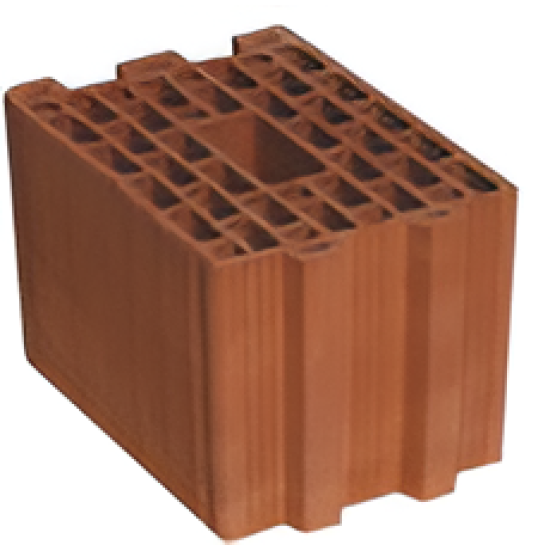 Kudret Tuğla - 17,5'luk İzolasyon Tuğlası - 240 x 175 x 235 mm Ebatlarında Düşey Delikli Tuğla