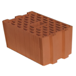 Kudret Tuğla - 19'luk İzolasyon Tuğlası - 290 x 190 x 235 mm Ebatlarında Düşey Delikli Tuğla