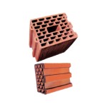 Tekinler Baf Tuğla - 19,5’luk Özel İzotermo Tuğla - 240 x 190 x 235 mm Ebatlarında Düşey Delikli Tuğla