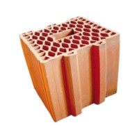 Tekinler Baf Tuğla - 25’lik Isıblok Petek Tuğla - 240 x 250 x 235 mm Ebatlarında Düşey Delikli Tuğla