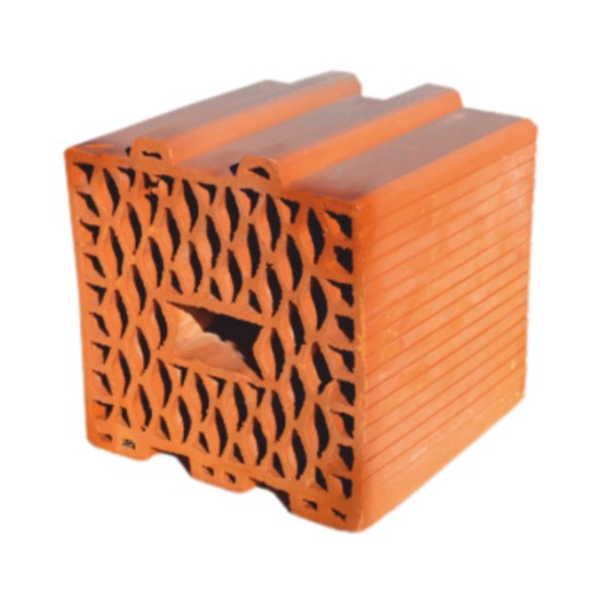 Tekinler Baf Tuğla - 20’lik İzotermo Kısa Petek Tuğla - 250 x 200 x 190 mm Ebatlarında