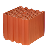 Kudret Tuğla - 25'lik Petek İzolasyon Tuğlası - 250 x 250 x 190 mm Ebatlarında Düşey Delikli İzo Tuğla