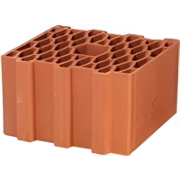 Kudret Tuğla - 25 x 19'luk Petek İzolasyon Tuğlası - 250 x 250 x 190 mm Ebatlarında Düşey Delikli İzo Tuğla