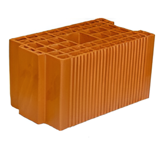 Kudret Tuğla - 29'luk Geçmeli Turgutlu Tuğlası - 290 x 190 x 190 mm Ebatlarında Düşey Delikli Tuğla