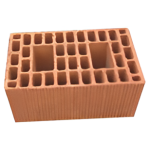 Kudret Tuğla - 19'luk Yığma Tuğla - 290 x 190 x 135 mm Ebatlarında Düşey Delikli Tuğla