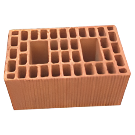 Kudret Tuğla - 19'luk Yığma Tuğla - 290 x 190 x 135 mm Ebatlarında Düşey Delikli Tuğla