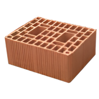 Kudret Tuğla - 24'lük Yığma Tuğla - 290 x 240 x 135 mm Ebatlarında Düşey Delikli Tuğla