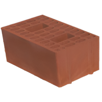 Kudret Tuğla - Dekoratif Yığma Tuğla - 290 x 190 x 135 mm Ebatlarında Düşey Delikli Tuğla