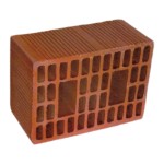 Tekinler Baf Tuğla - İ-13 - İzo Yığma Tuğla - 290 x 190 x 135 mm Ebatlarında Düşey Delikli Tuğla