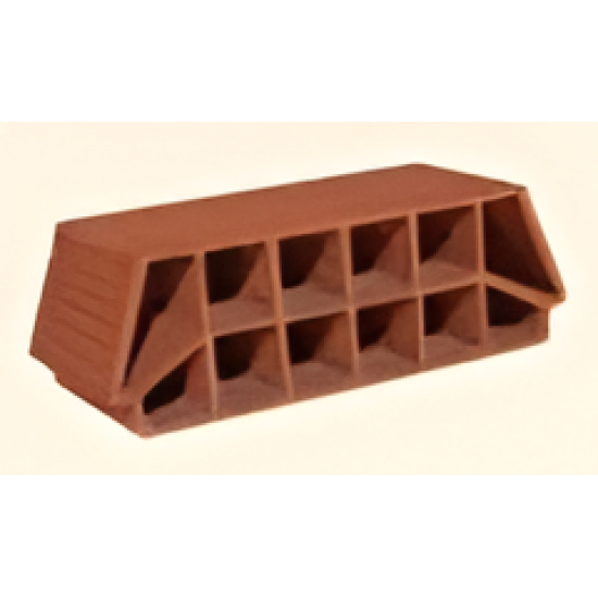 Kudret Tuğla - 20 ADK Taşıyıcı Asmolen Kulaklı Döşeme Dolgu Tuğlası - 200 x 530 x 200 mm Ebatlarında