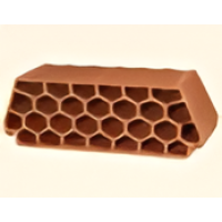 Kudret Tuğla - 25 Petek ADK Taşıyıcı Asmolen Kulaklı Döşeme Dolgu Tuğlası - 200 x 530 x 250 mm Ebatlarında