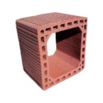 Tekinler Baf Tuğla - Süper Baca Tuğlası - 250 x 250 x 190 mm Ebatlarında