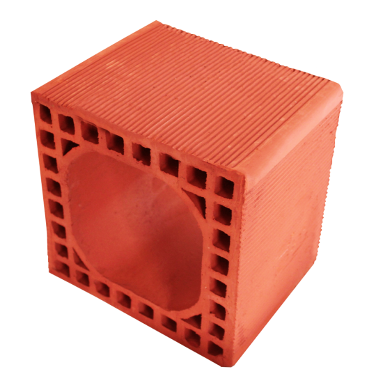 260 x 260 x 190 mm Ebatlarında Yuvarlak Baca Tuğlası