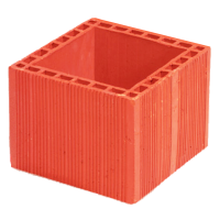 250 x 250 x 190 mm Ebatlarında Kare Baca Tuğlası