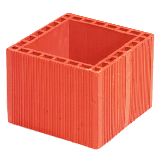 250 x 250 x 190 mm Ebatlarında Kare Baca Tuğlası