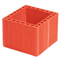 250 x 250 x 190 mm Ebatlarında Kare Baca Tuğlası