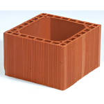 Kudret Tuğla - 25 x 25'lik Kare Baca Tuğlası - 250 x 250 x 190 mm Ebatlarında