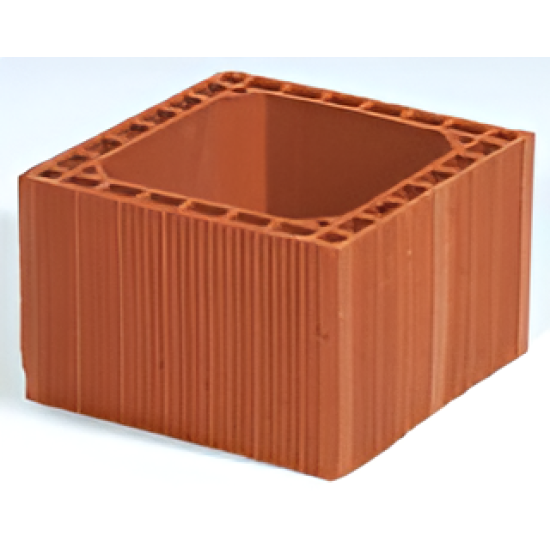 Kudret Tuğla - 25 x 25'lik Kare Baca Tuğlası - 250 x 250 x 190 mm Ebatlarında