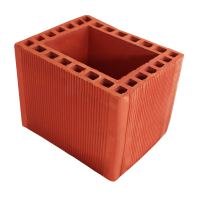 240 x 190 x 190 mm Ebatlarında Dikdörtgen Baca Tuğlası