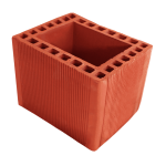 240 x 190 x 190 mm Ebatlarında Dikdörtgen Baca Tuğlası