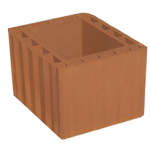 Kudret Tuğla - 19'luk Kare Baca Tuğlası - 240 x 190 x 190 mm Ebatlarında