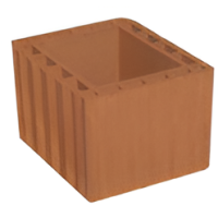 Kudret Tuğla - 19'luk Kare Baca Tuğlası - 240 x 190 x 190 mm Ebatlarında