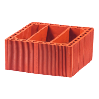 300 x 400 x 190 mm Ebatlarında Dikdörtgen Şömine Baca Tuğlası