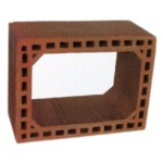 Tekinler Baf Tuğla - Barbekü Baca Tuğlası - 300 x 400 x 190 mm Ebatlarında