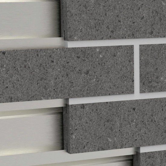 Gri Renkte, 16-30 mm Kalınlıkta, Yüzey Alanı ≤ 0.15 m² Giydirme Cephe Tuğlası