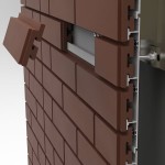 Kahverengi Renkte, 16-30 mm Kalınlıkta, Yüzey Alanı > 0.15 m² Giydirme Cephe Tuğlası Kahverengi Renkte, 16-30 mm Kalınlıkta, Yüzey Alanı > 0.15 m² Giydirme Cephe Tuğlası