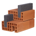 Kudret Tuğla - 25'lik Termal Tuğla - 235 x 250 x 135 mm Ebatlarında Yatay Delikli Isı Yalıtımlı Tuğla